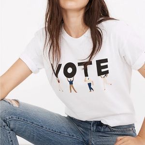 Madewell VOTE Short Sleeve Unisex Tee